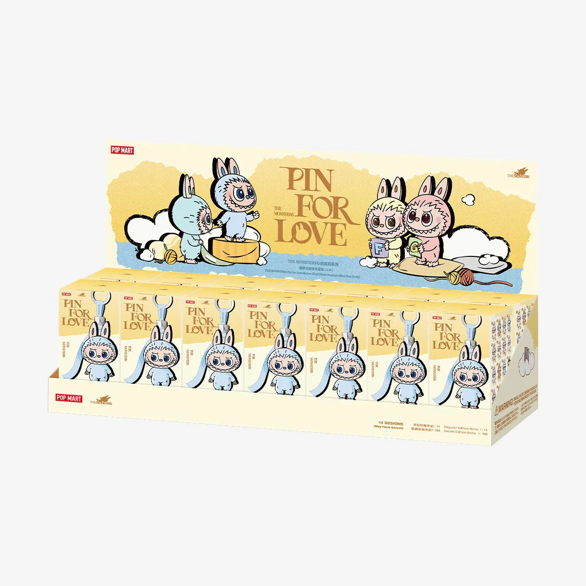 POP MART Labubu V4 Pin For Love Series – Authentic Sealed Blind Boxes & Unboxed Labubus