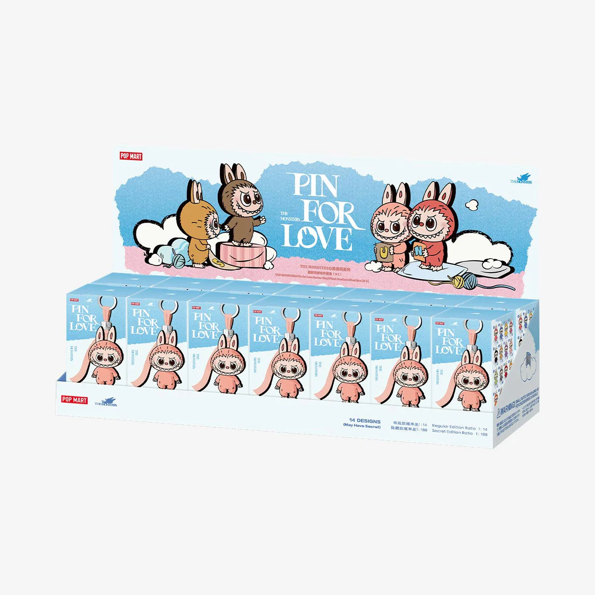 POP MART Labubu V4 Pin For Love Series – Authentic Sealed Blind Boxes & Unboxed Labubus