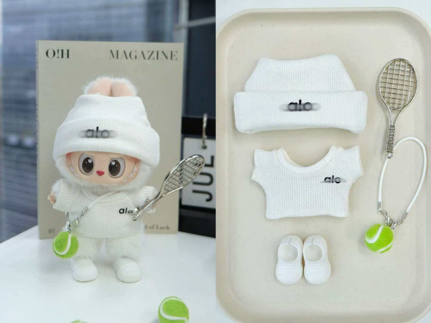 Cute Labubu Outfits for 17cm Dolls – Fits V1, V2 & V3