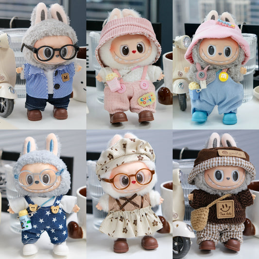 Cute Labubu Outfits for 17cm Dolls β Fits V1, V2 & V3