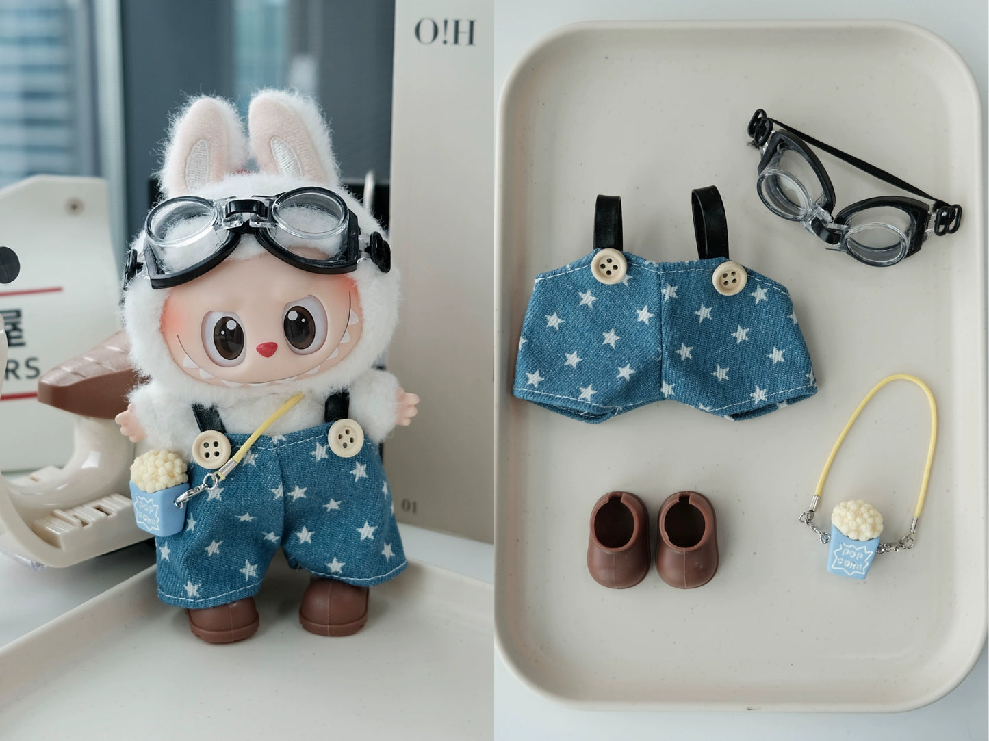 Cute Labubu Outfits for 17cm Dolls – Fits V1, V2 & V3