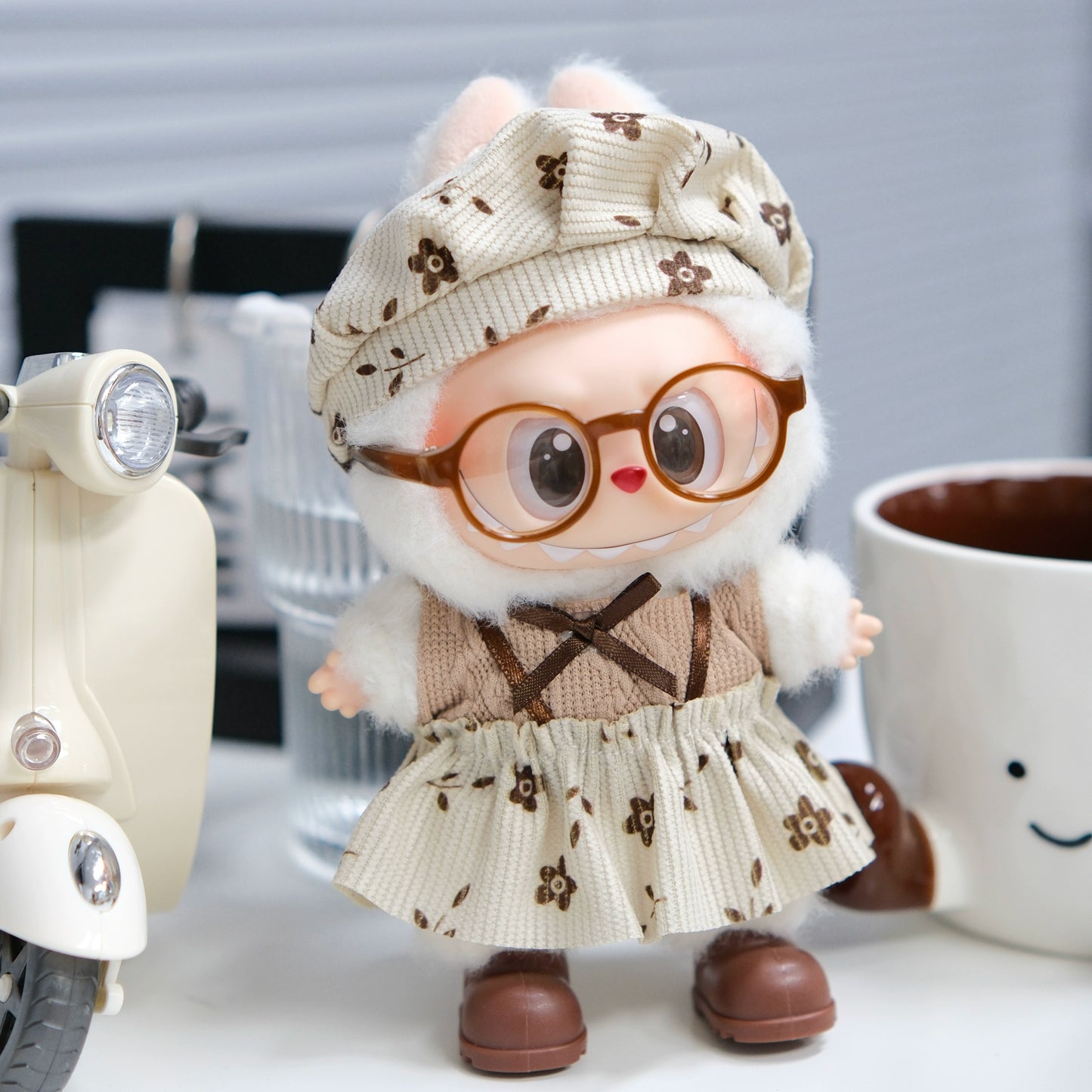 Cute Labubu Outfits for 17cm Dolls – Fits V1, V2 & V3