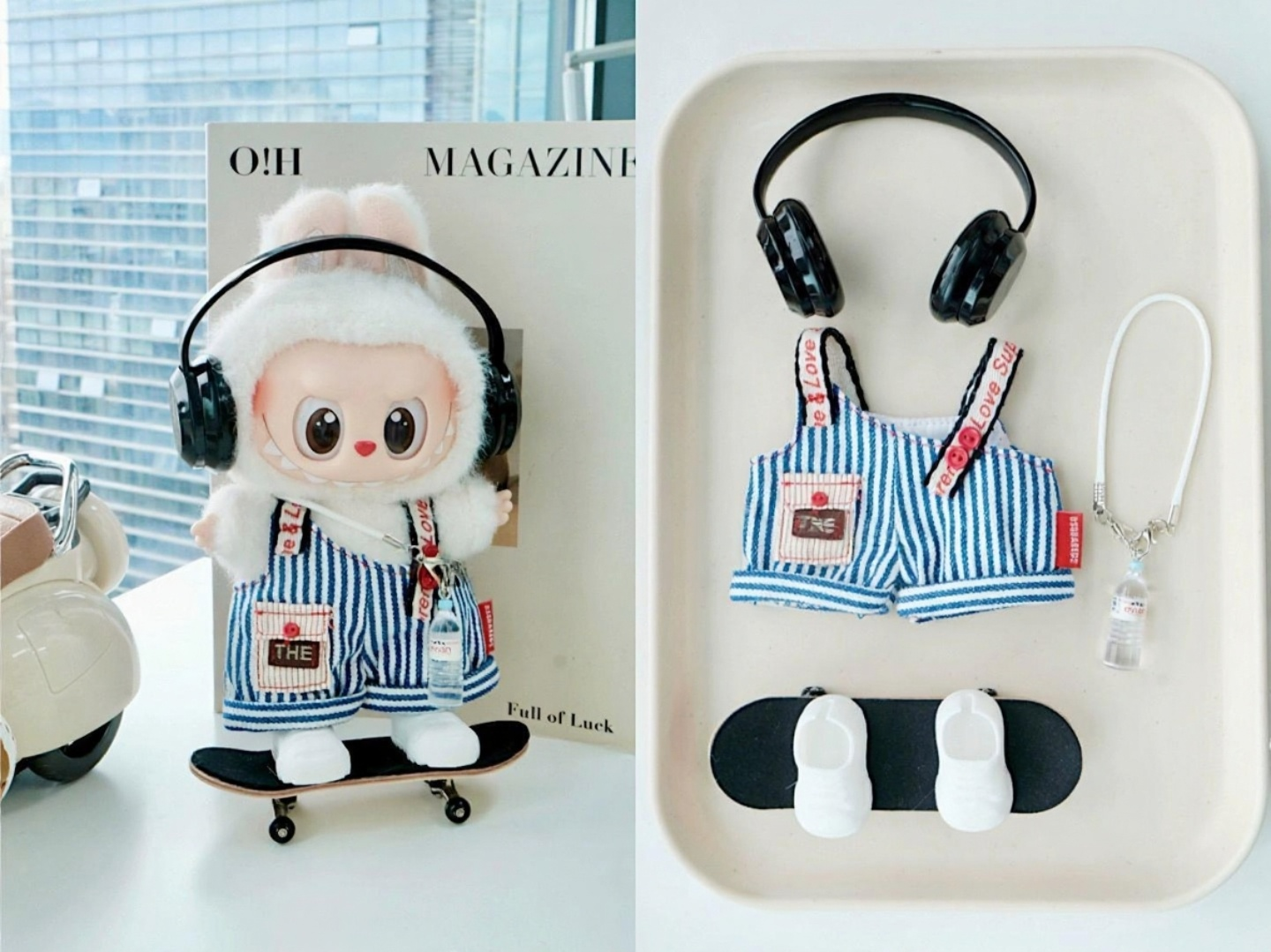 Cute Labubu Outfits for 17cm Dolls – Fits V1, V2 & V3
