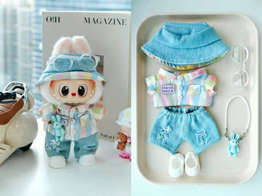 Cute Labubu Outfits for 17cm Dolls – Fits V1, V2 & V3