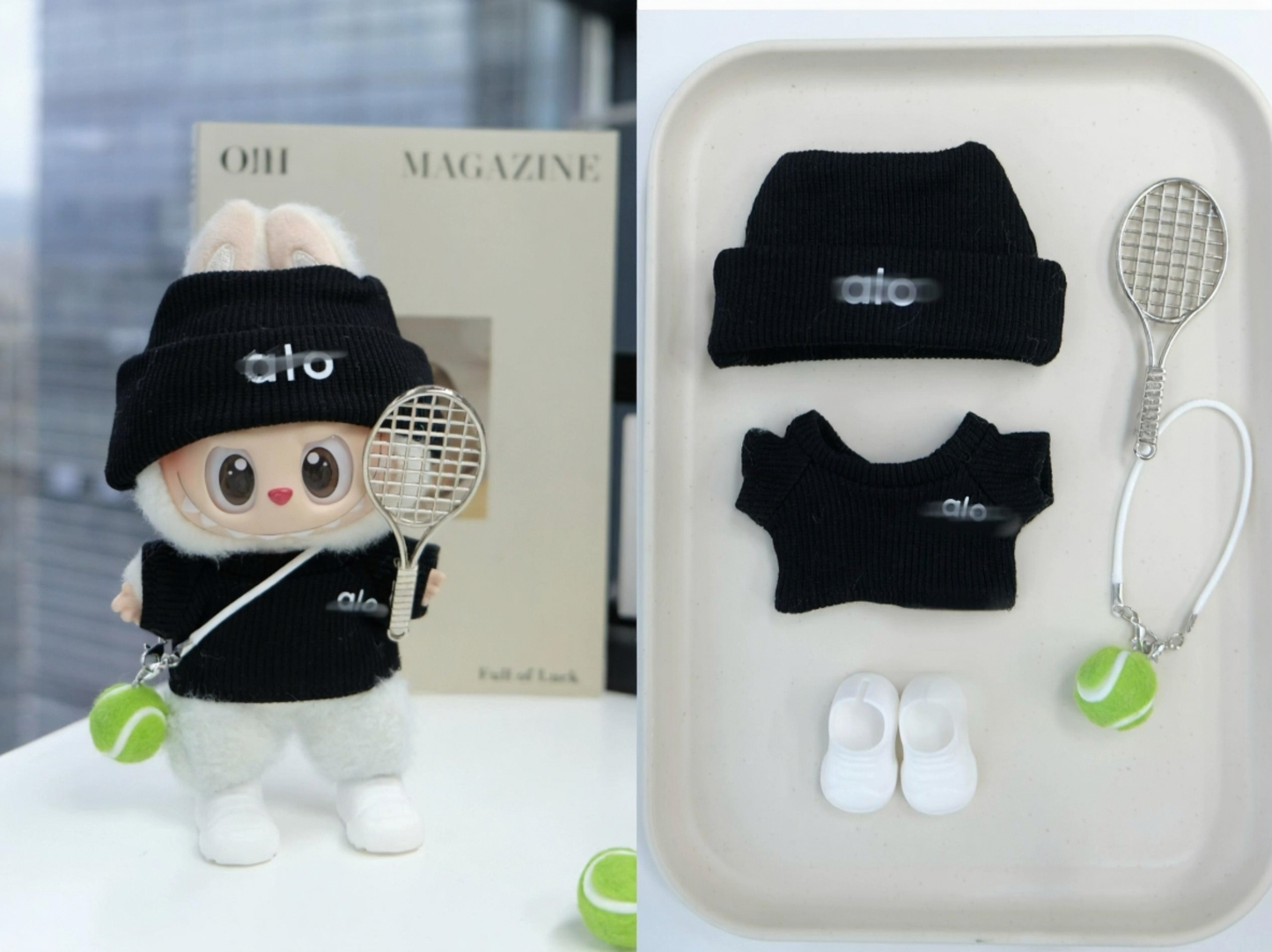 Cute Labubu Outfits for 17cm Dolls – Fits V1, V2 & V3