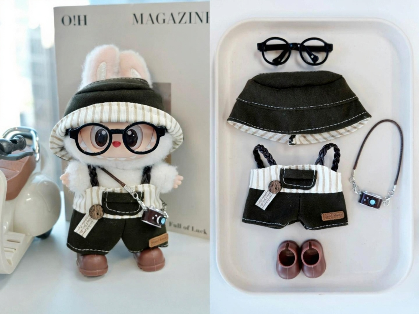 Cute Labubu Outfits for 17cm Dolls – Fits V1, V2 & V3