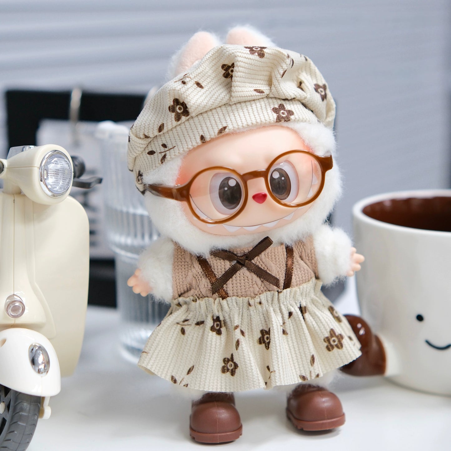 Cute Labubu Outfits for 17cm Dolls – Fits V1, V2 & V3