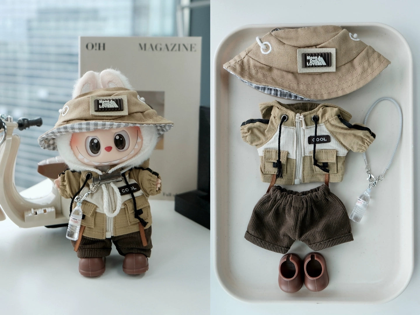 Cute Labubu Outfits for 17cm Dolls – Fits V1, V2 & V3