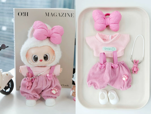 Cute Labubu Outfits for 17cm Dolls – Fits V1, V2 & V3