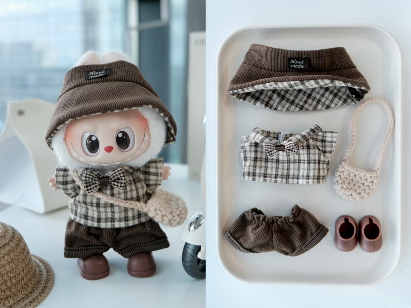 Cute Labubu Outfits for 17cm Dolls – Fits V1, V2 & V3