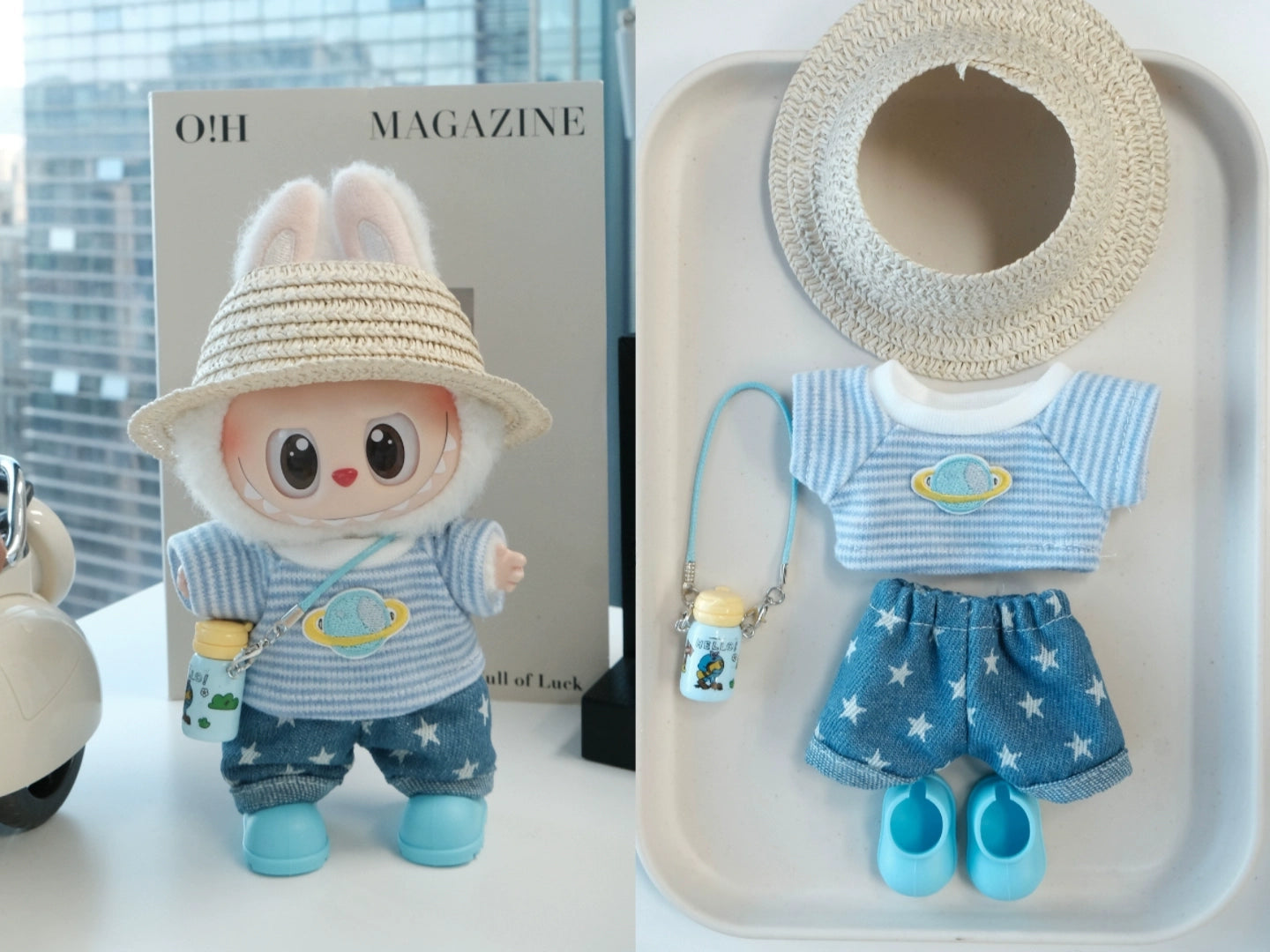 Cute Labubu Outfits for 17cm Dolls – Fits V1, V2 & V3