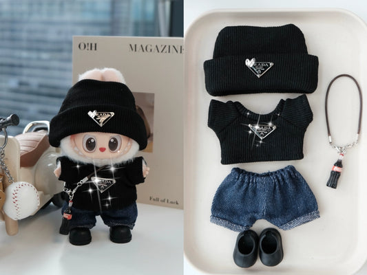 Cute Labubu Outfits for 17cm Dolls – Fits V1, V2 & V3