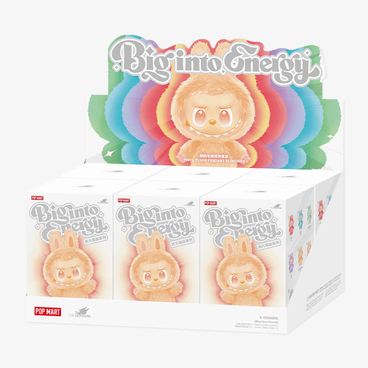 POP MART Labubu V3 Big Into Energy Series – Authentic Sealed Blind Boxes & Unboxed Labubus