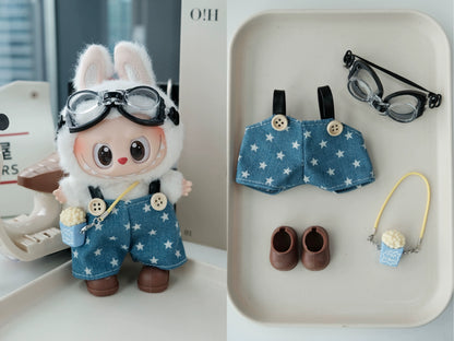 Cute Labubu Outfits for 17cm Dolls – Fits V1, V2 & V3