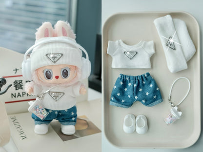 Cute Labubu Outfits for 17cm Dolls – Fits V1, V2 & V3