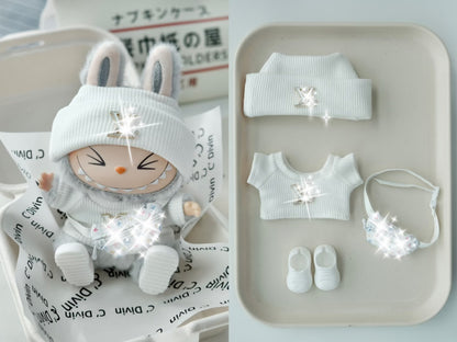 Cute Labubu Outfits for 17cm Dolls – Fits V1, V2 & V3